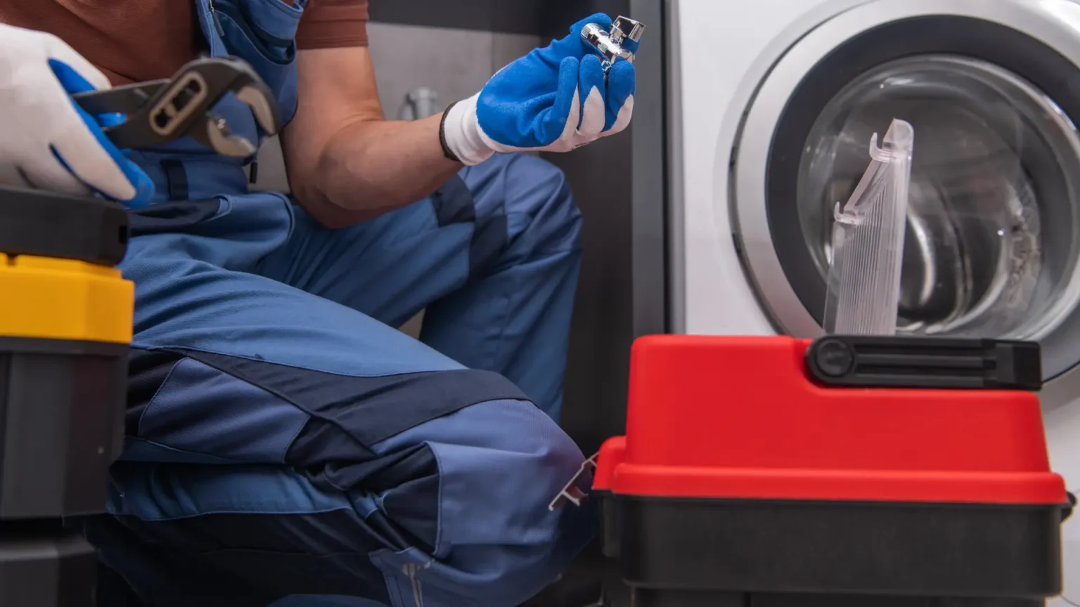 washing machine repair sharjah technician fixing washer